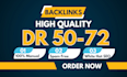 create high ahrefs DR 50 plus dofollow SEO backlinks