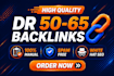 createhigh DR 50 to 60 dofollow SEO backlinks