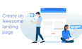 build an awesome responsive landing page