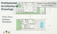 draw professional architectural floor plans, sections and elevations in autocad