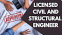 be your licensed civil and structural engineer