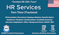 provide HR support for small businesses and nonprofits, shrm certified