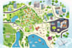 make fantasy cartography map vector map 2d isometric illustration map design