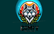 do make a wolf mascot logo design with 1 day delivery