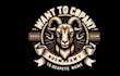 do make goat vintage logo design with express delivery