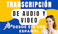 transcribe your audio or video to text