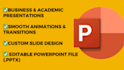 design an engaging and animated powerpoint presentation