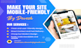 create your website mobile friendly for a cheap price