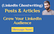 write linkedin posts and articles