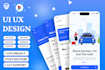do mobile app UI , web UI design in figma