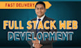 build full stack websites, frontend and backend development