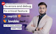 fix any error in lovable ai, replit, base44, api, stripe etc