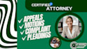 draft court documents, appeals, motions, and petitions