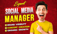 be your expert social media marketing manager and content creator