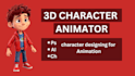 create 3d models, 3d characters and 3d motion graphics