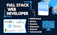 do node js, javascript, react js, web application as a full stack developer