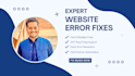fix bugs and errors in your website quickly
