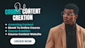 create expert online course content, ebook course, and curriculum with quizzes
