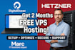 set up your cloud vps on digitalocean or hetzner with free credits