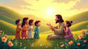 create beautiful childrens bible story illustrations