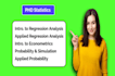 do introduction regression analysis econometrics applied probability simulation