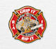 design firefighter training camp logo