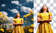 remove image background and change it professionally