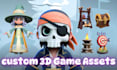 create 3d game assets for your video game projects