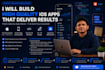 develop and design ios application using swiftui or uikit
