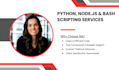 do python, nodejs projects, scripts, build bots, web crawlers, restfulapi