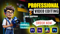 do cinematic video editing, vlog, colour grading