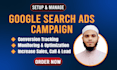 run google search ads, SEM PPC campaigns manage and optimize