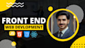 do web front end development using HTML,CSS and javascript