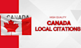create manually high quality canada local citations