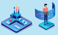2d 3d isometric explainer video, 3d isometric animation, isometric illustration