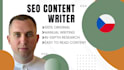 professionally write content in czech