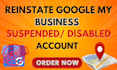 reinstate your suspended google my business gmb profile