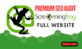 do technical audit your website with screaming frog and provide an SEO report