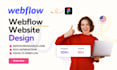 webflow website design, webflow landing page, develop webflow ecommerce website