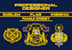 design flags, family crests, emblems and insignias