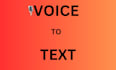 do video and audio transcription