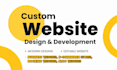 do custom website, full stack website, bidding website, website design