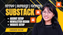 setup substack account manage substack beehiiv newsletter manage substack post