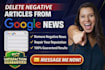 permanently remove mugshots, bad articles and negative links fast
