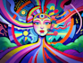 create magical abstract art, psychedelic, surrealism, cubism