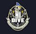 design awesome mascot dive bar logo