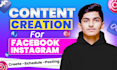 create content for facebook or instagram
