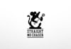 design awesome rat playing guitar logo