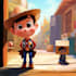 create a pixar art style illustration with ai