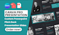 design powerpoint PPT presentation, canva and google slides